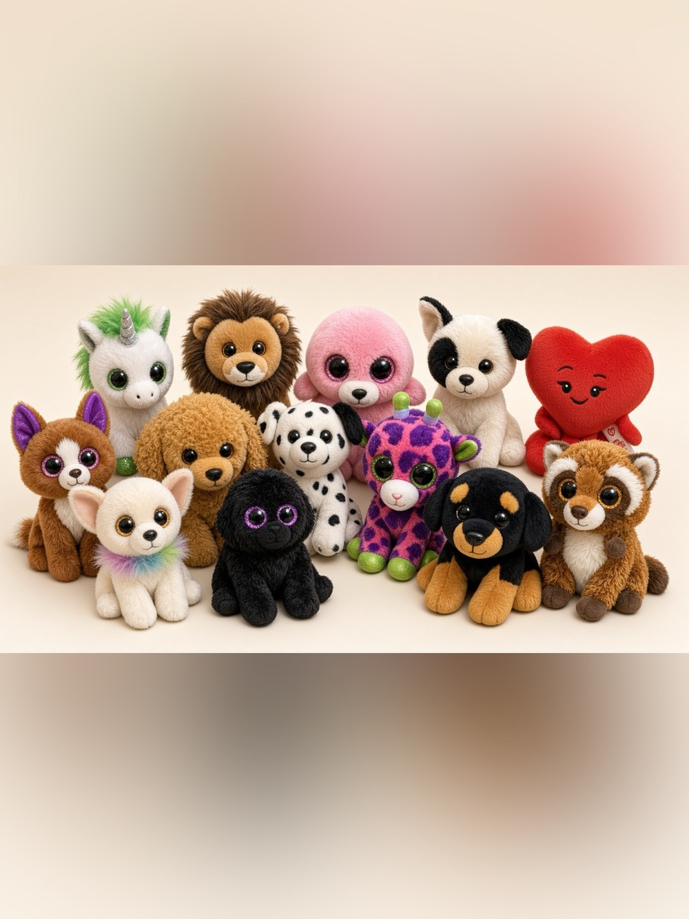 13 Ty Small Plush Assortment